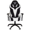 GAMING STOL tekstil črna, bela  - črna/bela, Moderno, umetna masa/tekstil (74/133/67cm) - MID.YOU