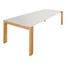 ESSTISCH Eiche furniert rechteckig Weiß, Eichefarben - Eichefarben/Weiß, Design, Holz (160/100/75cm) - Now by Hülsta ESSTISCH Eiche furniert rechteckig Weiß, Eichefarben - Eichefarben/Weiß, Design, Holz (160/100/75cm) - Now by Hülsta