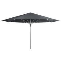 SONNENSCHIRM 500 cm Anthrazit  - Anthrazit/Alufarben, Basics, Textil/Metall (500/500cm) - Doppler