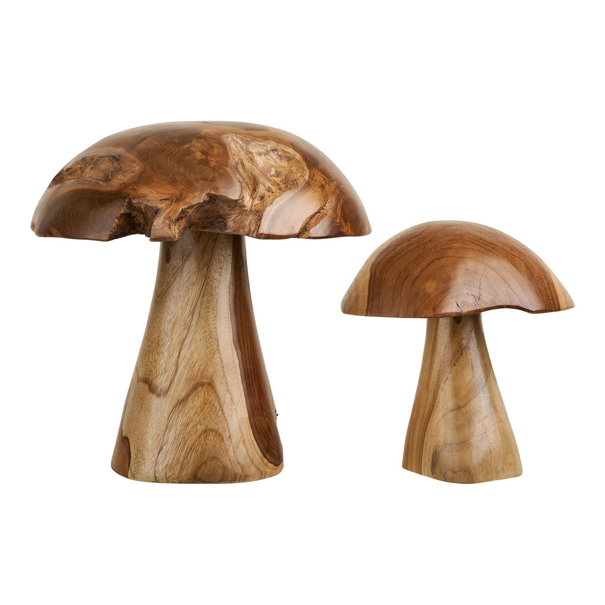 DEKOPILZ - Teakfarben, Basics, Holz