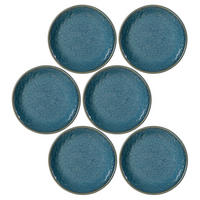 TELLERSET Matera 6-teilig  - Blau, LIFESTYLE, Keramik (16,3/3,2/16,3cm) - Leonardo