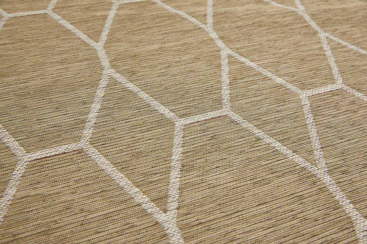 OUTDOORTEPPICH 160/230 cm Olea Creme, Beige  - Beige/Creme, Trend, Textil (160/230cm) - Dieter Knoll