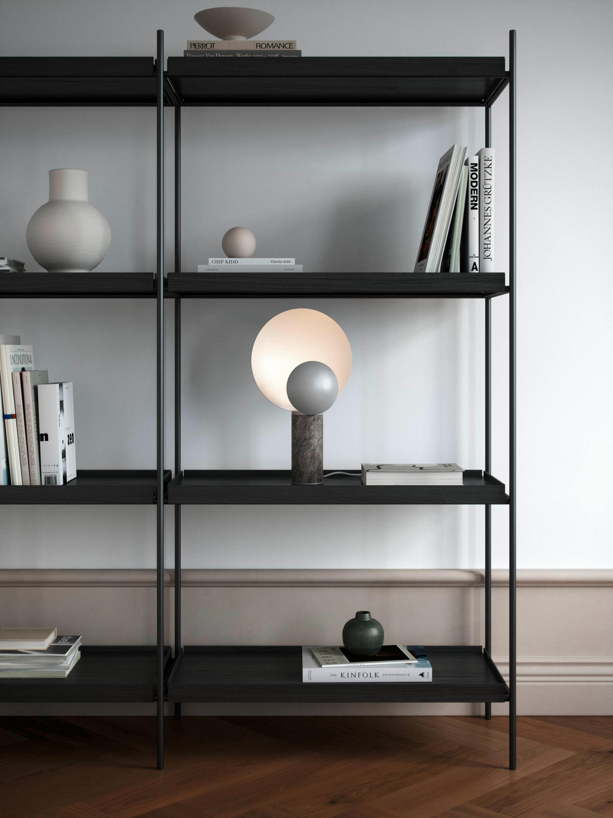TISCHLEUCHTE 30/49 cm   - Weiß/Grau, Design, Stein/Metall (30/49cm) - Nordlux
