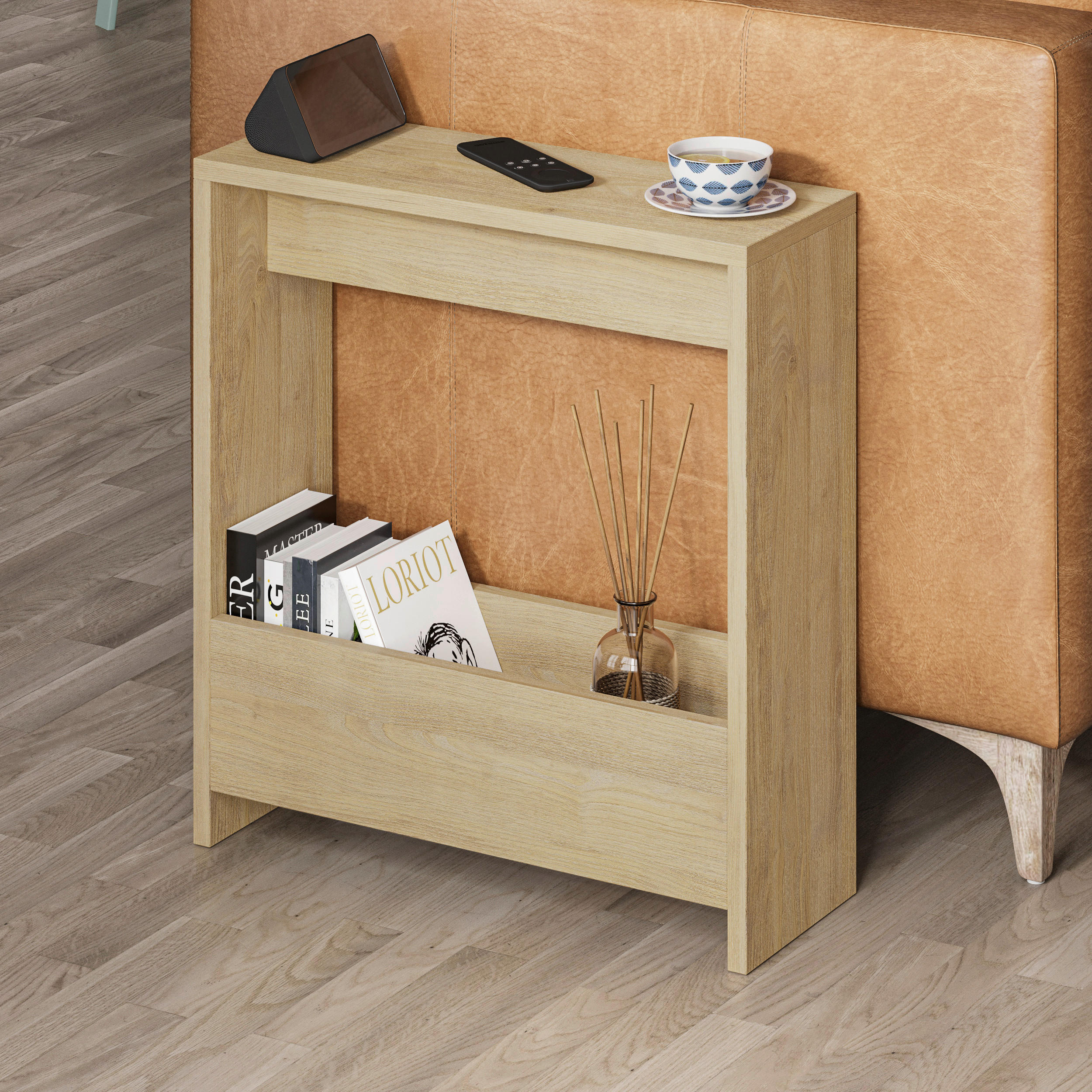 BEISTELLTISCH 55/20/60 cm Eichefarben  - Eichefarben, Design, Holzwerkstoff (55/20/60cm) - Livetastic