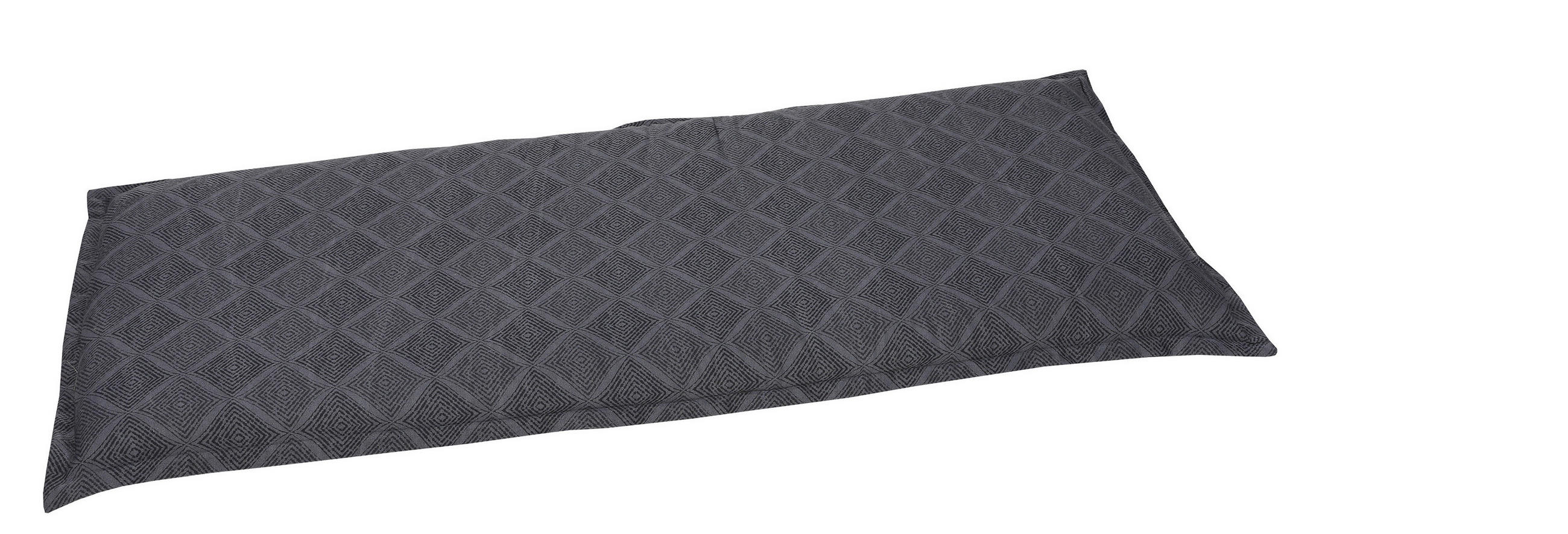 PERNĂ PENTRU BANCĂ - antracit, Konventionell, textil (48/6/115cm)