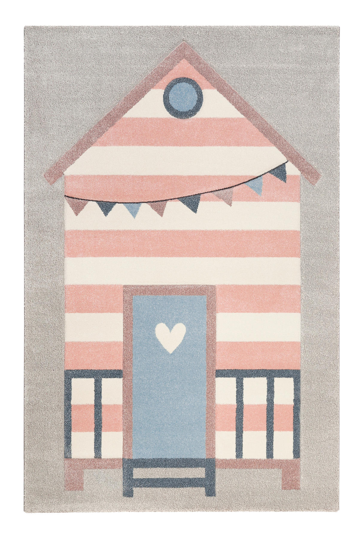 KINDERTEPPICH 200/290 cm Sea Castle  - Hellgrau/Rosa, Trend, Textil (200/290cm) - Esprit