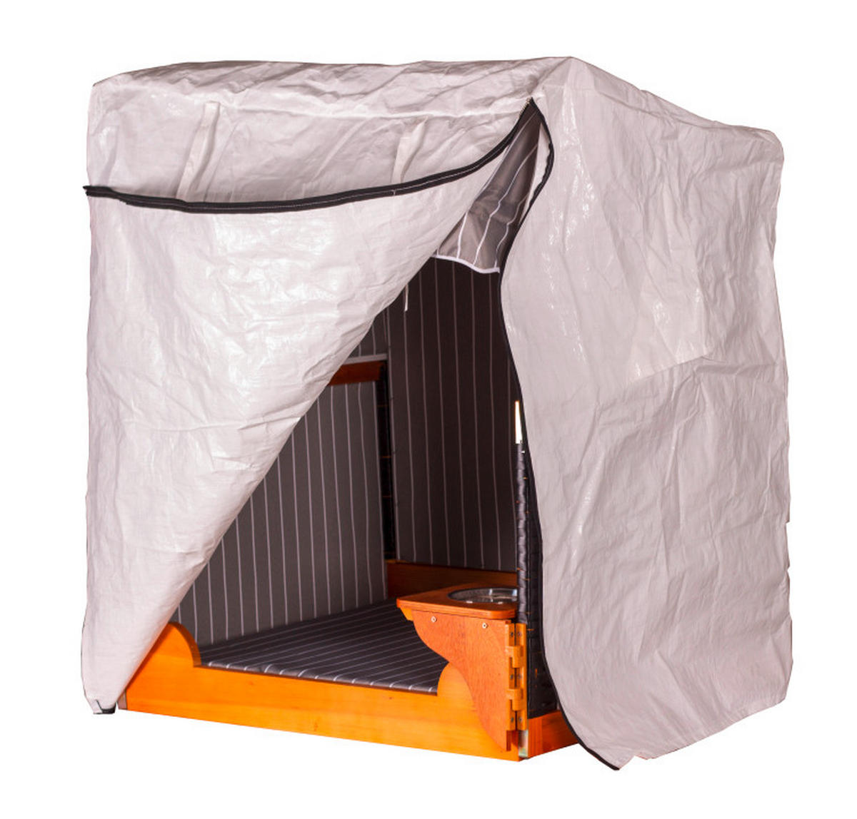 HUNDEBETT - Schwarz/Grau, Basics, Holz/Kunststoff (75/95/6cm) - Gardenson