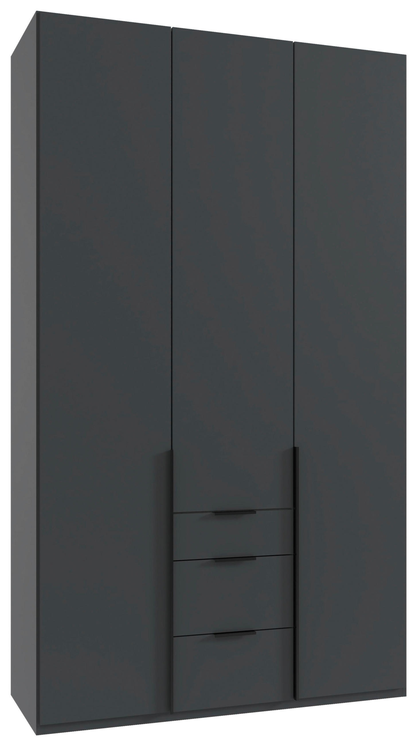 Drehtürenschrank Graphitfarben B: 135 Cm