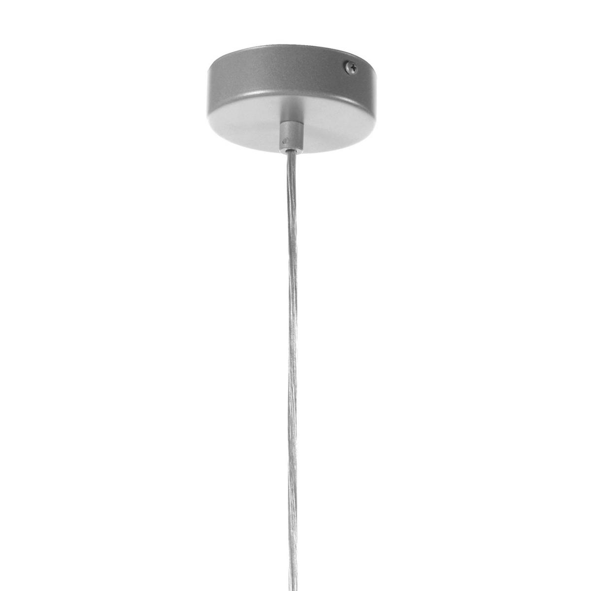 HÄNGELEUCHTE 40/90 cm   - Grau, Design, Metall (40/90cm)