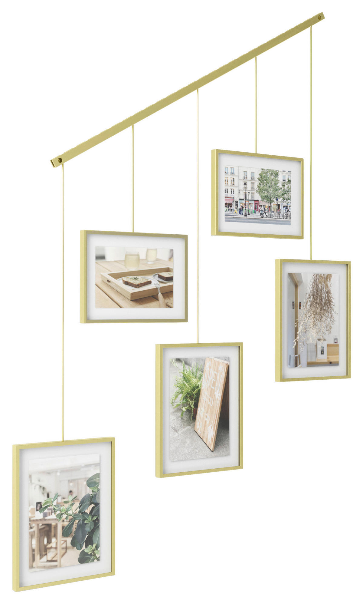 COLLAGERAM 79,4/3,2/69,5 cm  - guldfärgad, Design, metall/glas (79,4/3,2/69,5cm) - Umbra
