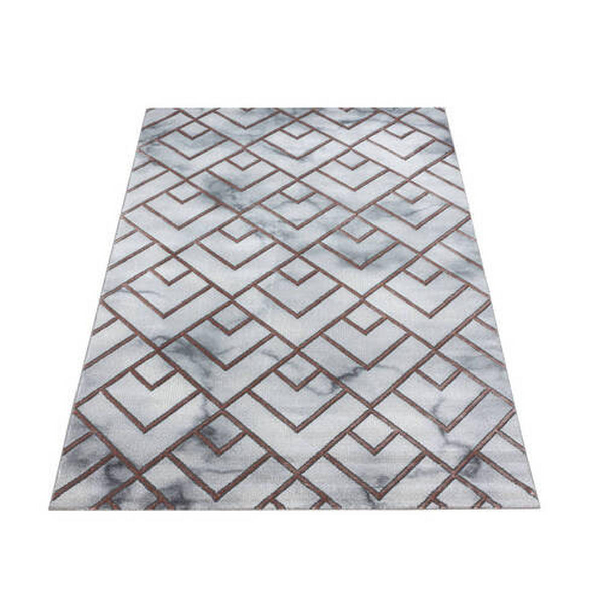 VÄVD MATTA 240/340 cm Naxos 3813 Bronze  - bronsfärgad, Design, textil (240/340cm)