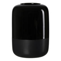 VASE 20 cm  - Schwarz, Basics, Keramik (14,5/14,5/20cm)