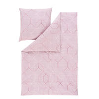 BETTWÄSCHE TITUS Satin 135/200 cm  - Mauve, Basics, Textil (135/200cm) - Estella