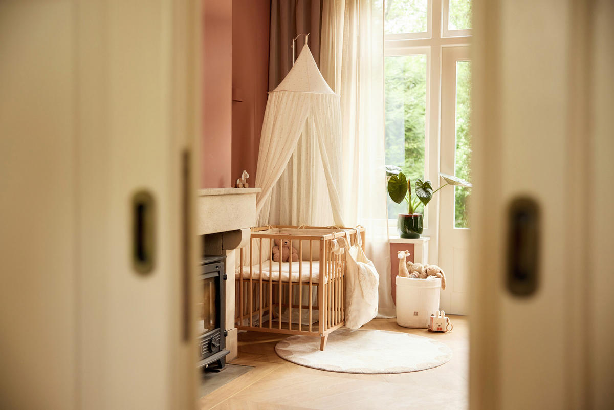 BALDAHIN  Leafs  - višebojno, Basics, tekstil (245/420/0cm) - JOLLEIN