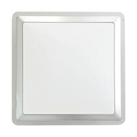 Plafonieră Cu Led - argintiu/alb, Basics, plastic/metal (43cm)