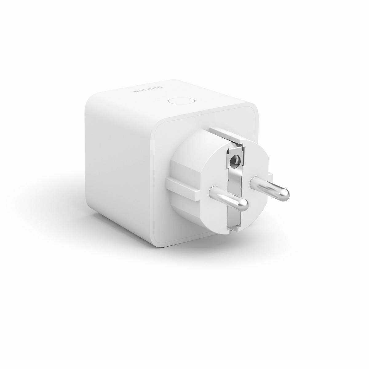 STEUERELEMENT Smart Plug 5,1/5,1 cm  - Weiß, Design, Kunststoff (5,1/5,1cm) - Philips HUE