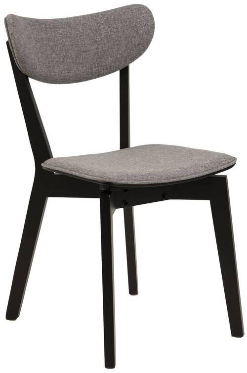 STOL flatväv  - svart/grå, Klassisk, trä/textil (45/79,5/55cm) - Best Price