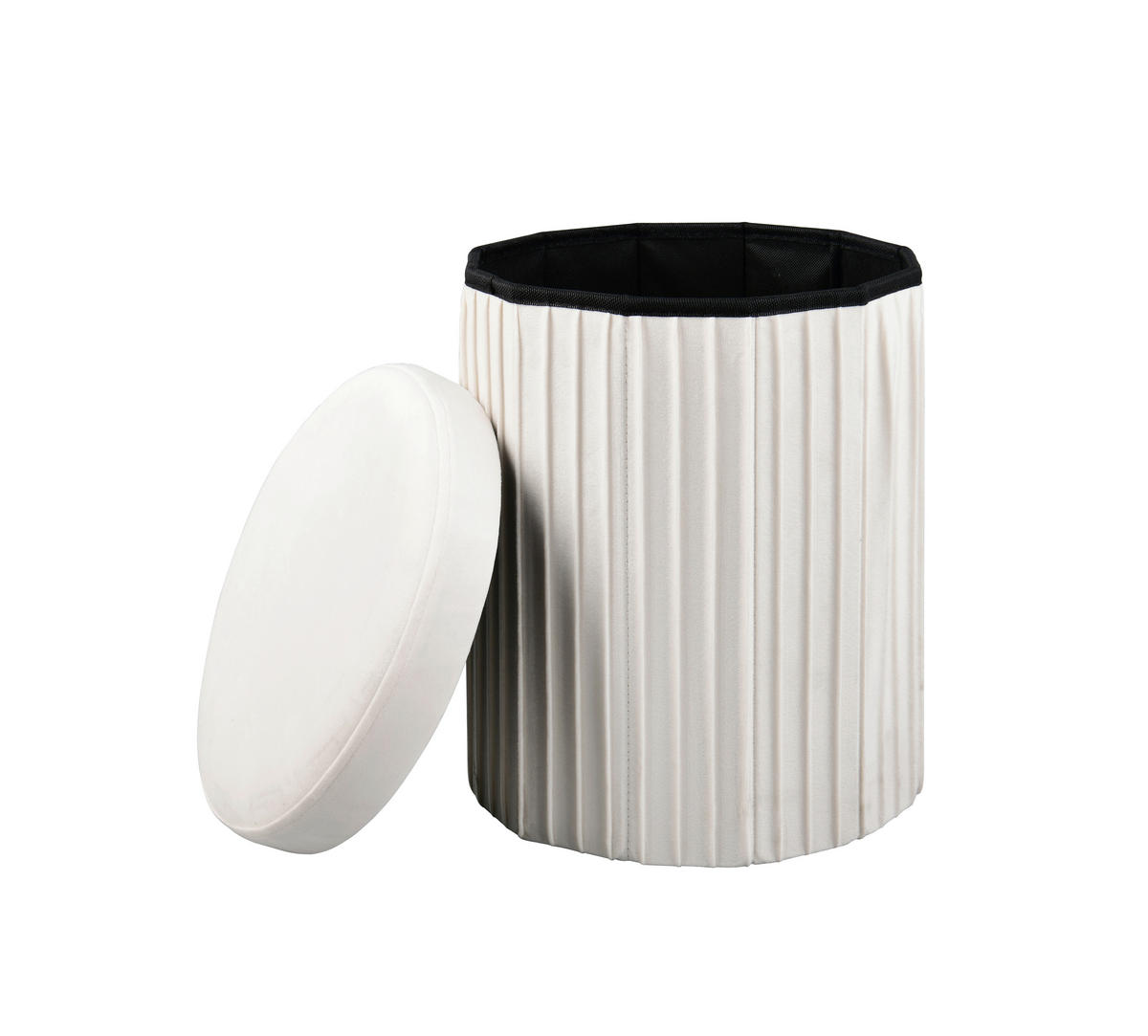 AUFBEWAHRUNGSBOX - Sandfarben, MODERN, Textil (31/37,5/31cm) - Milino
