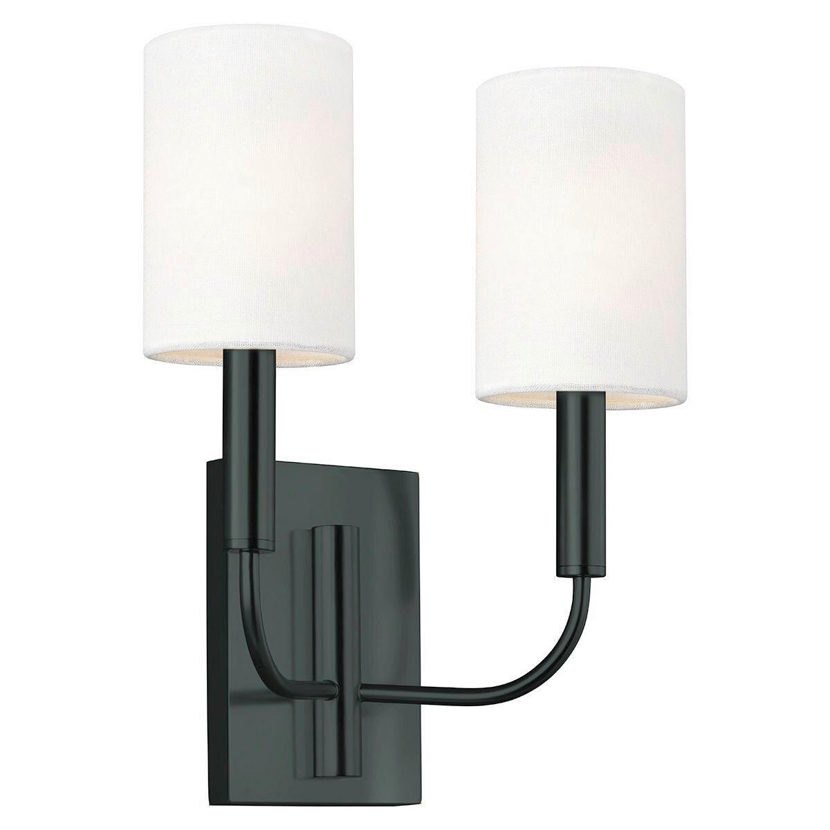 WANDLEUCHTE Generation Lighting (Feiss) 35,9/28,9/16,5 cm  - Schwarz, Design, Textil/Metall (35,9/28,9/16,5cm) - Elstead Lighting
