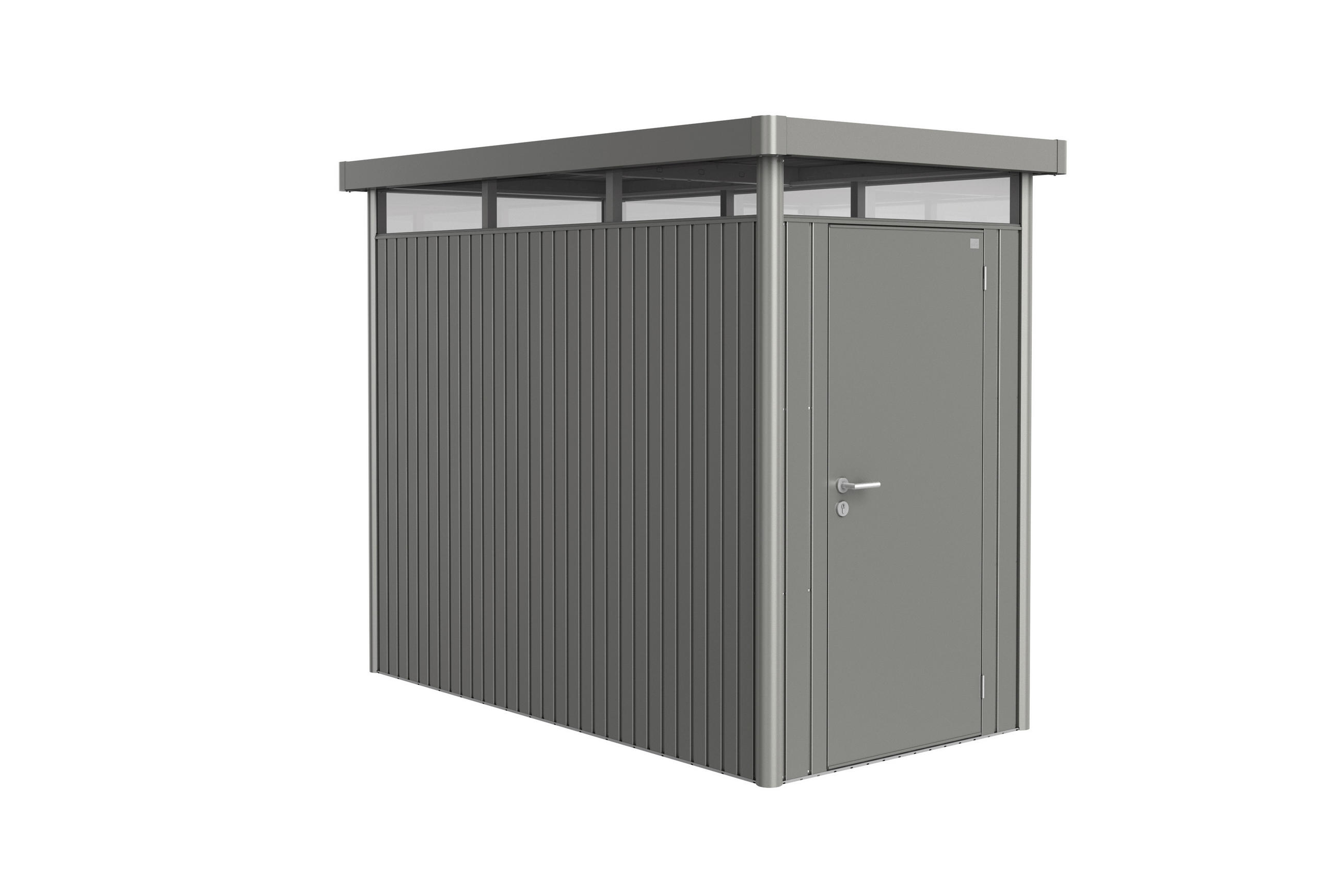 GERÄTEHAUS 155/222/275 cm  - Anthrazit, Basics, Metall (155/222/275cm) - Biohort