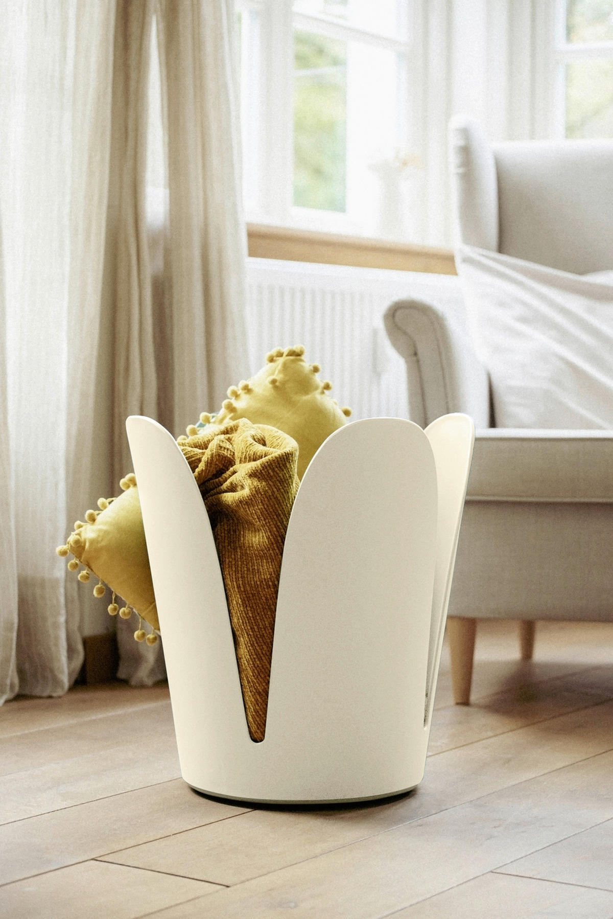 BADHOCKER - Weiß, Basics, Kunststoff (44,5/46/44,5cm) - Wenko