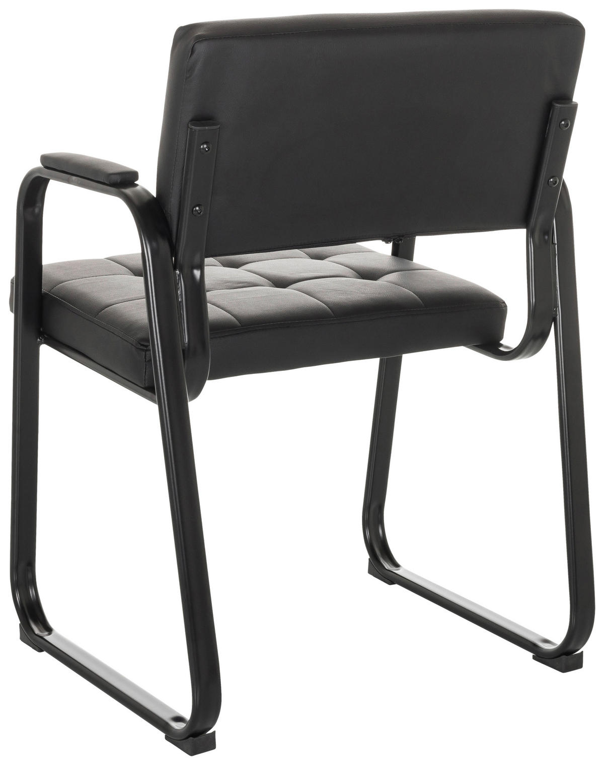 KONFERENČNI STOL tekstil črna  - črna, Basics, kovina/tekstil (58/79/55cm) - MID.YOU