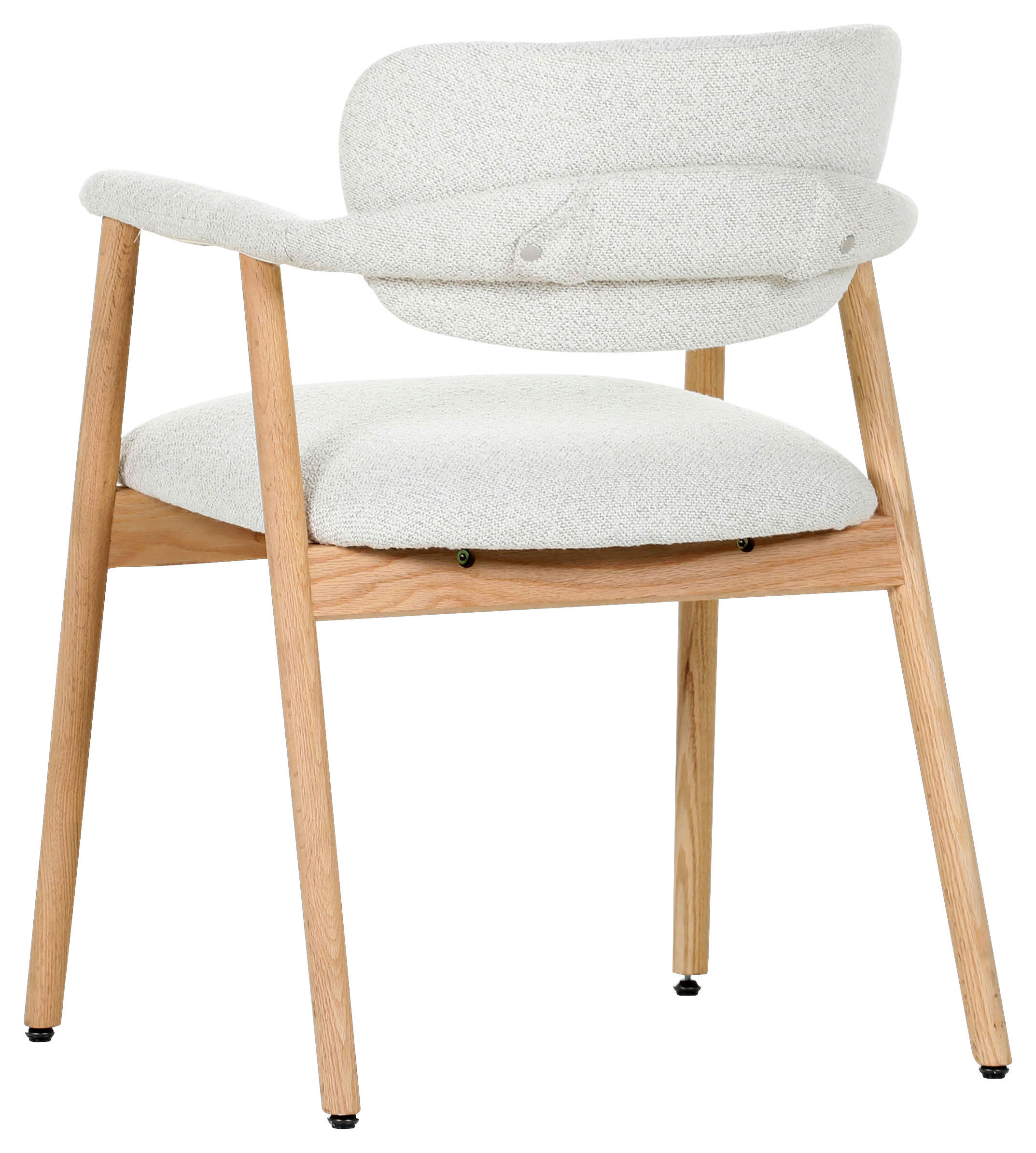 ARMLEHNSTUHL  in  - Beige/Naturfarben, MODERN, Holz/Textil (59/78/57cm) - Livetastic
