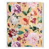 PLAID Fiori 130/160 cm  - Gelb/Goldfarben, Design, Textil (130/160cm)