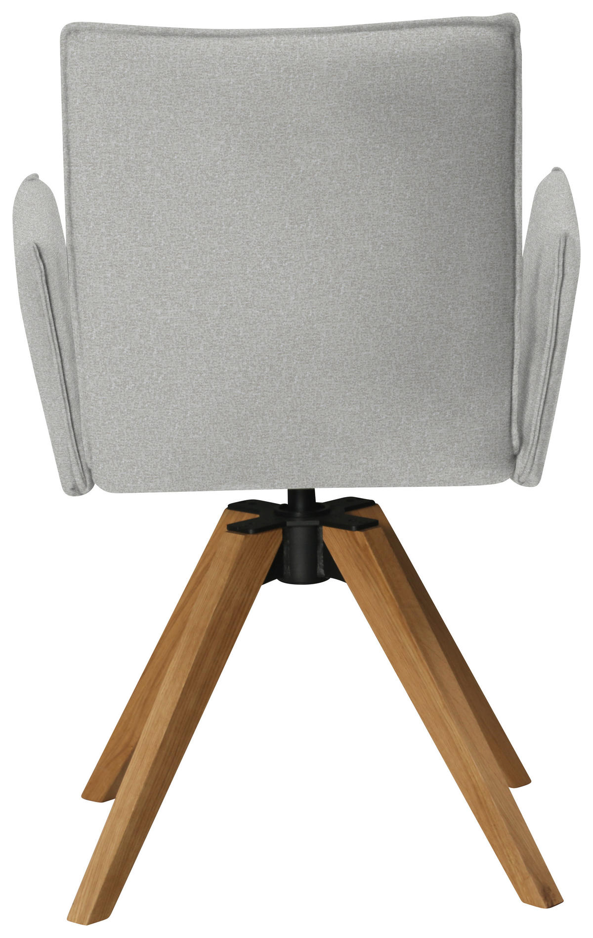 ARMLEHNSTUHL  in Samt  - Eichefarben/Creme, Konventionell, Holz/Textil (64/91/61cm) - Moderano