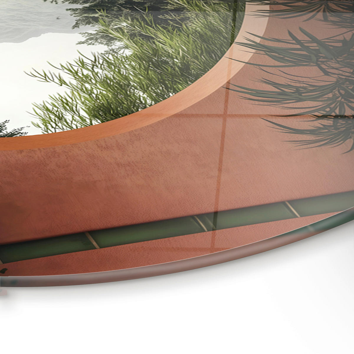 GLASBILD Landschaft & Natur 70/100 cm  - Multicolor, Basics, Glas/Papier (70/100cm)