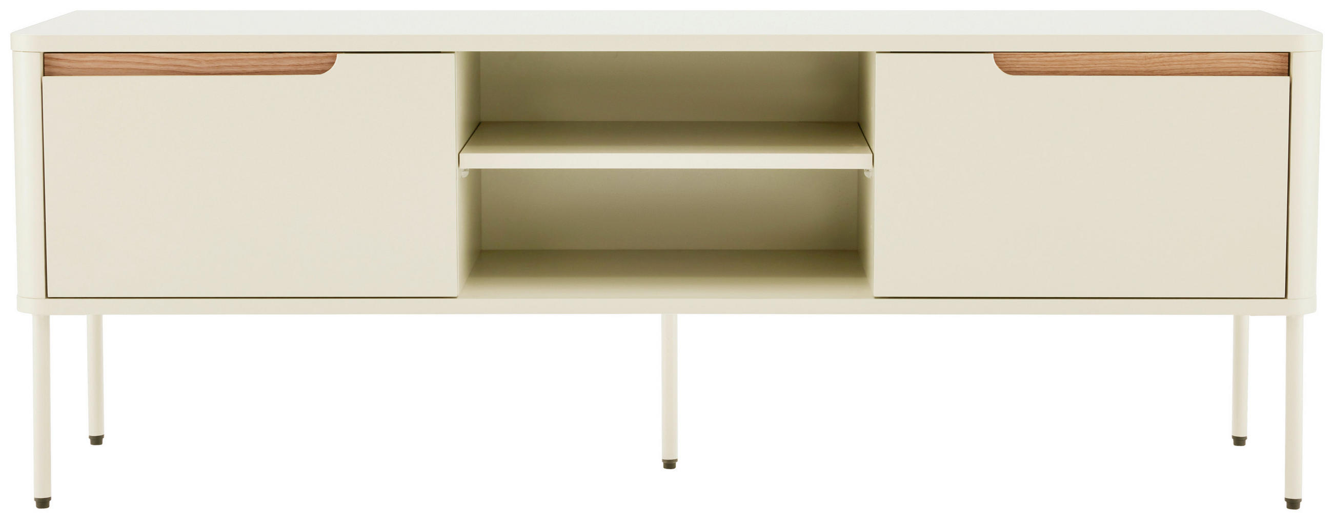 LOWBOARD 140/51/40 cm - Eichefarben/Grauweiß, Design, Holz/Holzwerkstoff (140/51/40cm) - Carryhome