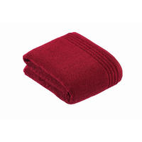BADETUCH Vienna Style Supersoft Dunkelrot 100/150 cm  - Dunkelrot, Basics, Textil (100/150cm) - Vossen
