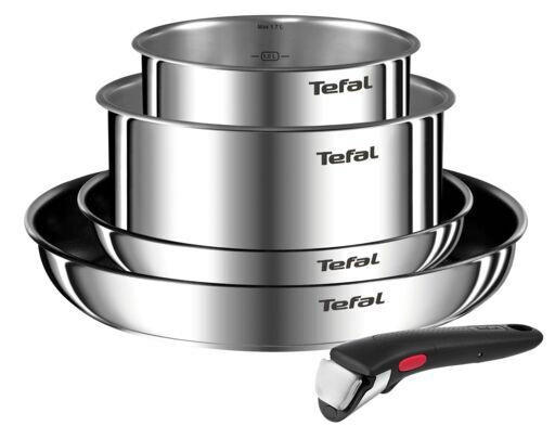 SET PONEV INGENIO nerjaveče jeklo 5-delni  - barve nerjavečega jekla, Basics, kovina (28cm) - Tefal