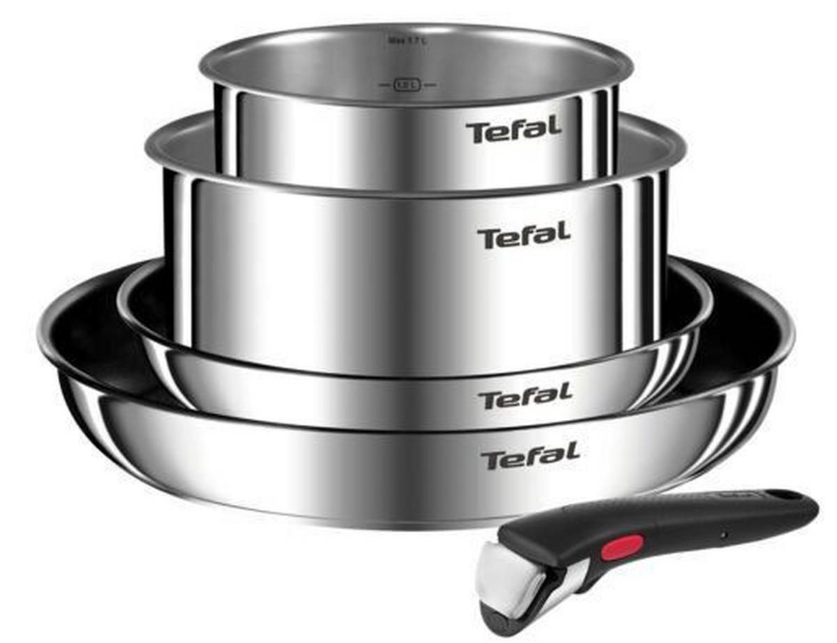 SET PONEV INGENIO nerjaveče jeklo 5-delni  - barve nerjavečega jekla, Basics, kovina (28cm) - Tefal