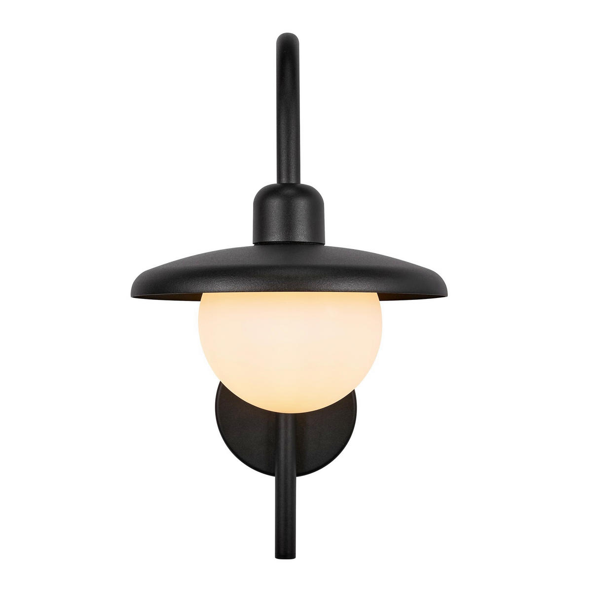 WANDLEUCHTE Berlo 39/30.8/21.2 cm  - Schwarz, Design, Metall (39/30.8/21.2cm) - Nordlux