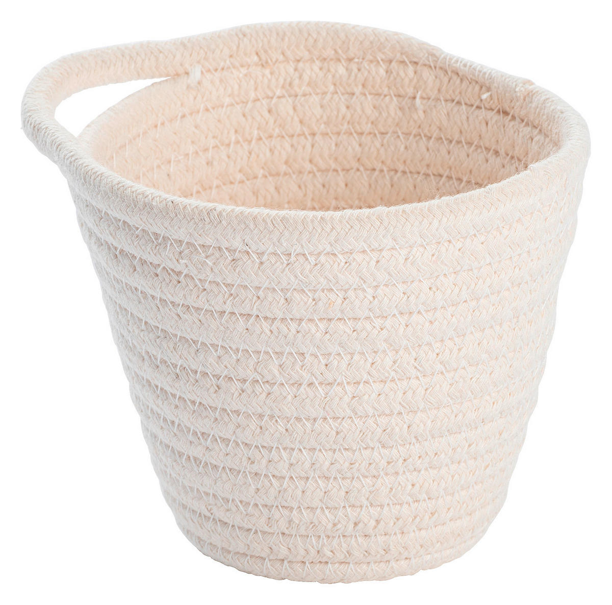 KORB  - Weiß, Basics, Textil (12,5/12/14,5cm) - Wenko