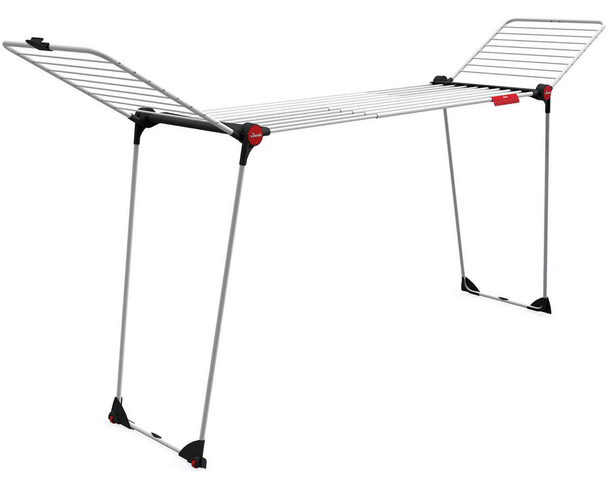 WÄSCHETROCKNER 57/14/123 cm  - Weiß, Basics, Metall (57/14/123cm) - Vileda