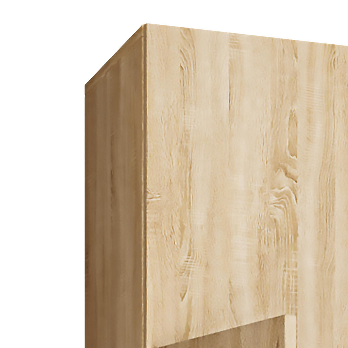 MEHRZWECKSCHRANK 70/223/39 cm  in Sonoma Eiche  - Schwarz/Grau, MODERN, Holzwerkstoff/Kunststoff (70/223/39cm) - MID.YOU