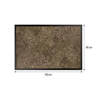 SZENNYFOGÓ SZŐNYEG - barna, Basics, műanyag/textil (80/120cm)