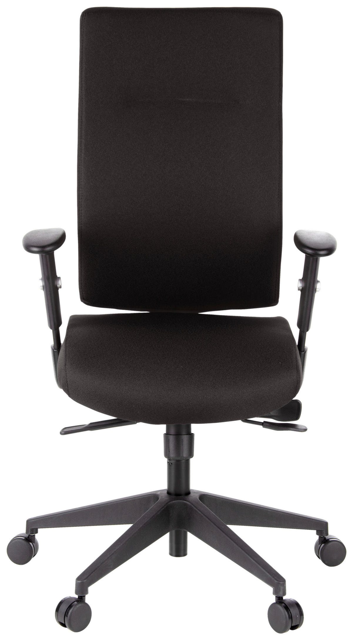 OTOČNÁ ŽIDLE, plochá tkanina, černá - černá, Moderní, textil/plast (57/125/53cm) - MID.YOU