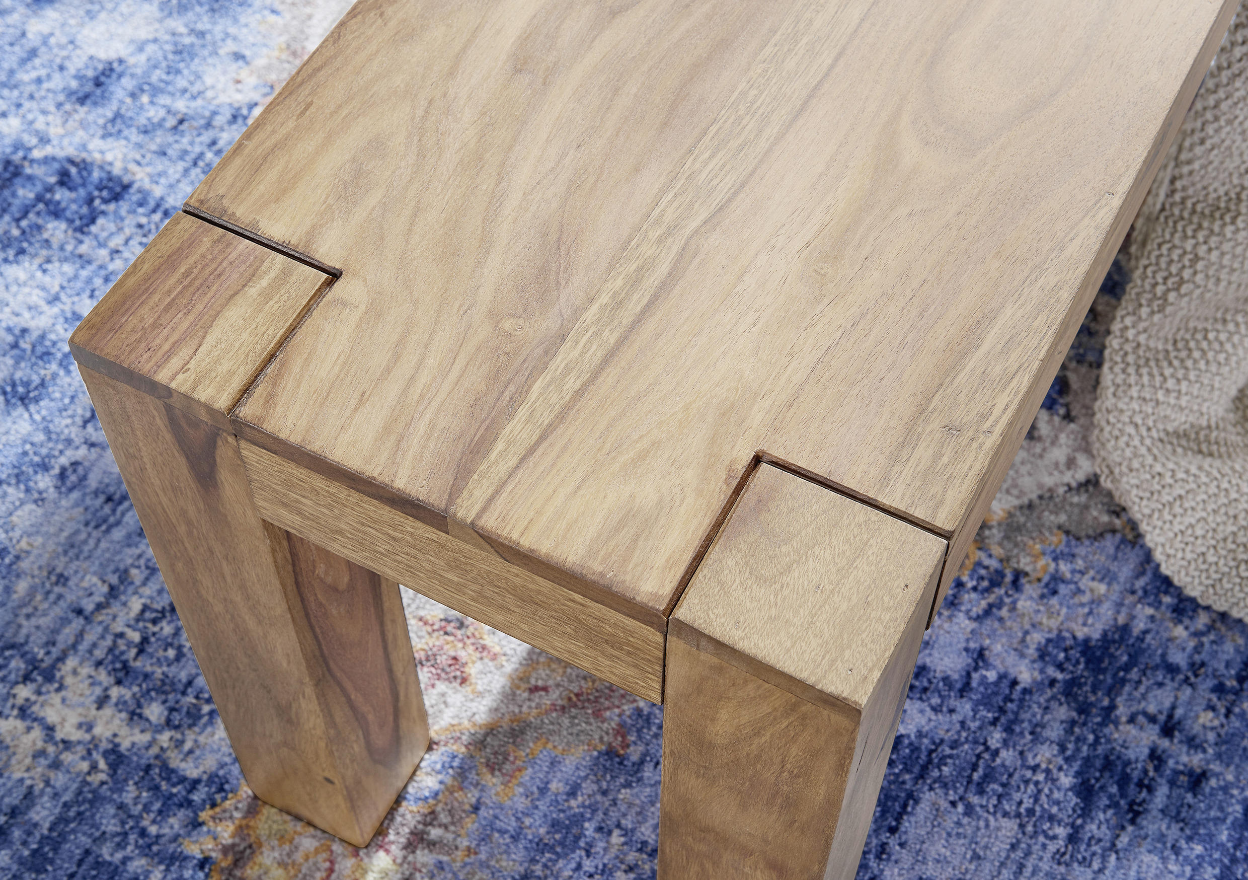 SITZBANK 120/45/35 cm Akaziefarben Akazie massiv  - Akaziefarben, MODERN, Holz (120/45/35cm) - MID.YOU