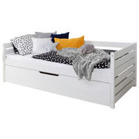 STAURAUMBETT 90/200 cm  Weiss   - Weiss, Modern, Holz (90/200cm) - MID.YOU