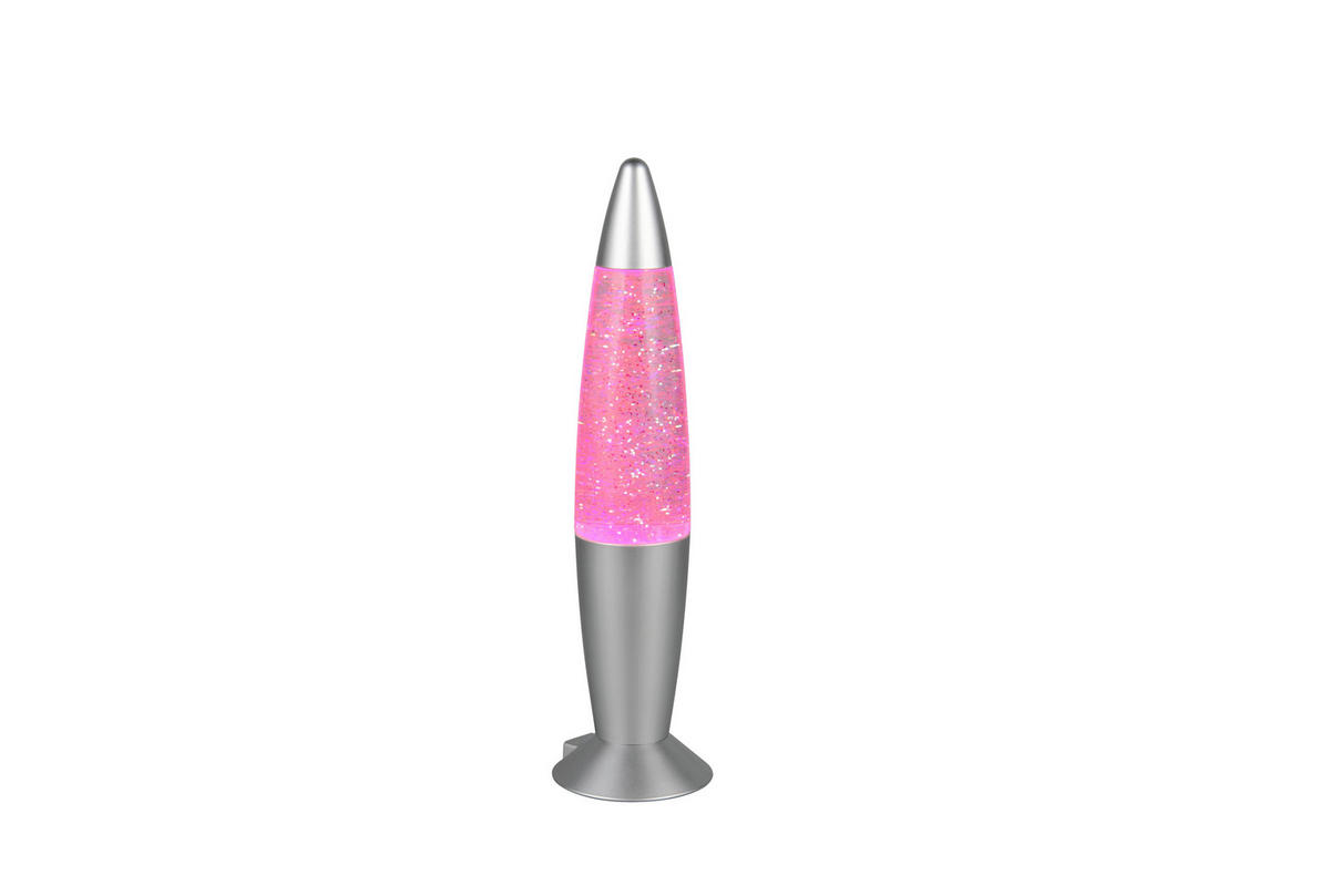 LED-TISCHLEUCHTE Fame 9/34,5 cm  - Transparent/Titanfarben, LIFESTYLE, Kunststoff (9/34,5cm)