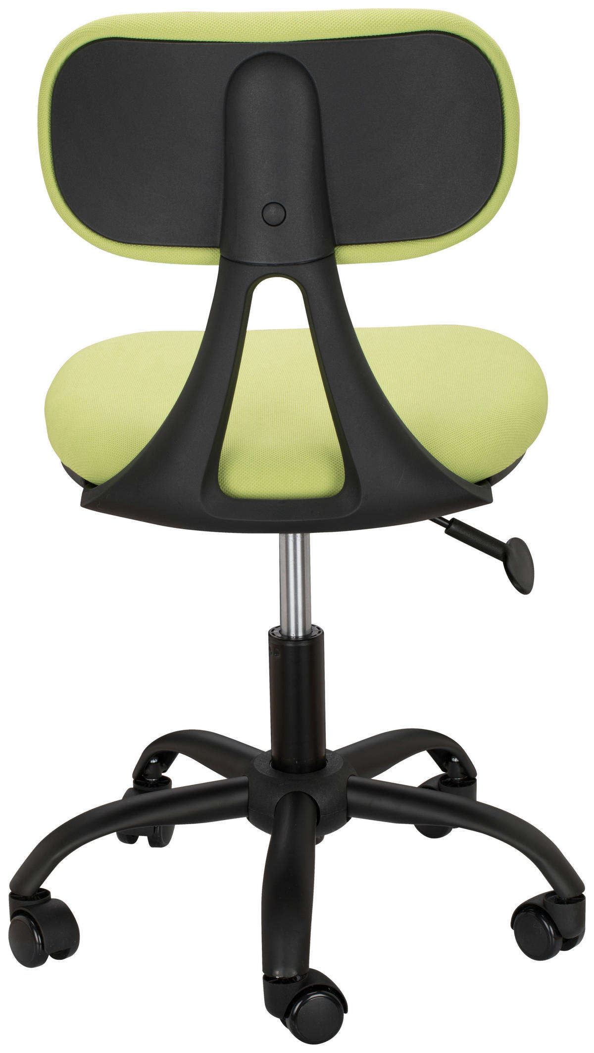 JUGENDDREHSTUHL  in Webstoff Grün, Schwarz  - Schwarz/Grün, MODERN, Kunststoff/Textil (51/74,5-84/51cm) - MID.YOU