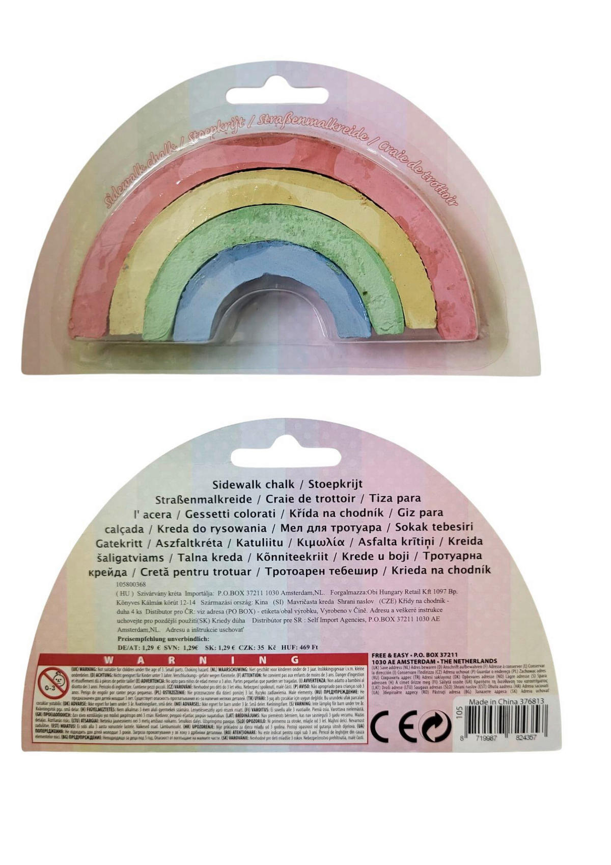 KREDA ZA ASFALT - višebojno, Basics, prirodni materijali