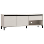 LOWBOARD  150,5/52/40 cm 1 Schublade(n) stehend  - Kaschmir/Schwarz, Basics, Holzwerkstoff/Kunststoff (150,5/52/40cm) - Carryhome