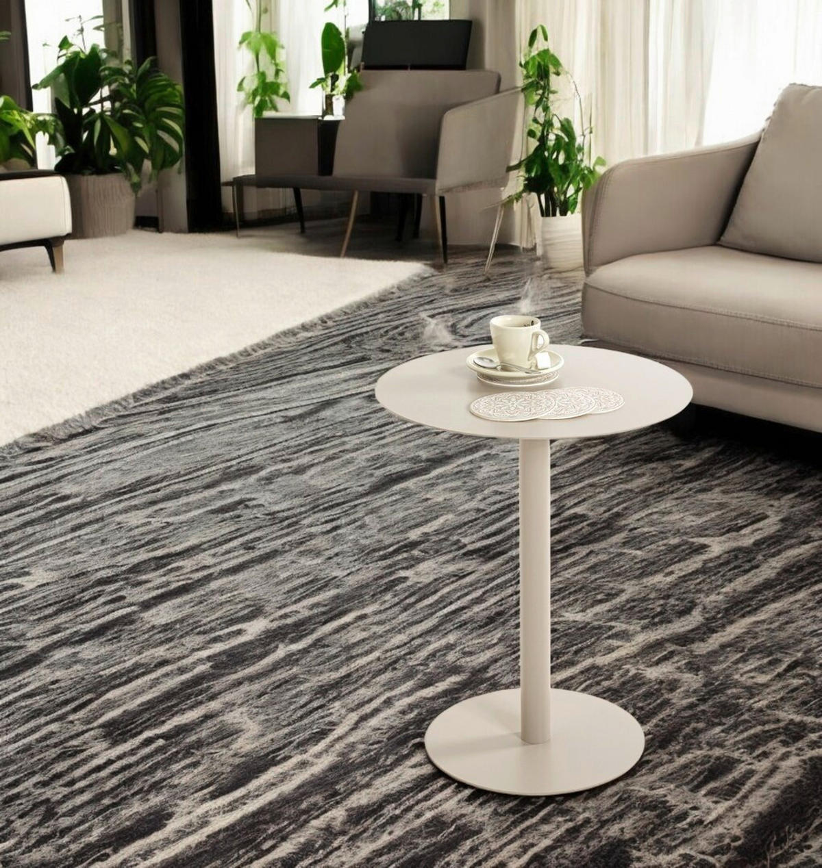 SIDOBORD i metall 40/40/50 cm  - ljusgrå, Trend, metall (40/40/50cm) - Best Price