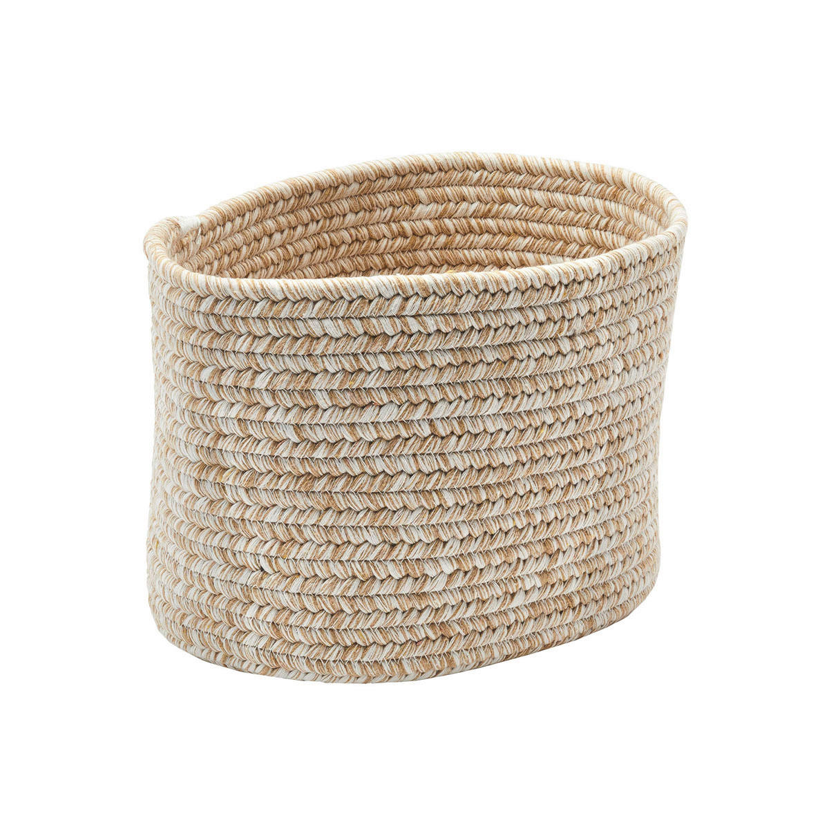 AUFBEWAHRUNGSKÖRBCHEN  - Beige/Weiß, Basics, Textil (24/18/16cm) - Aquanova
