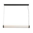 LED-HÄNGELEUCHTE 103/10/164 cm  - Transparent/Schwarz, Design, Glas/Metall (103/10/164cm) - Dieter Knoll