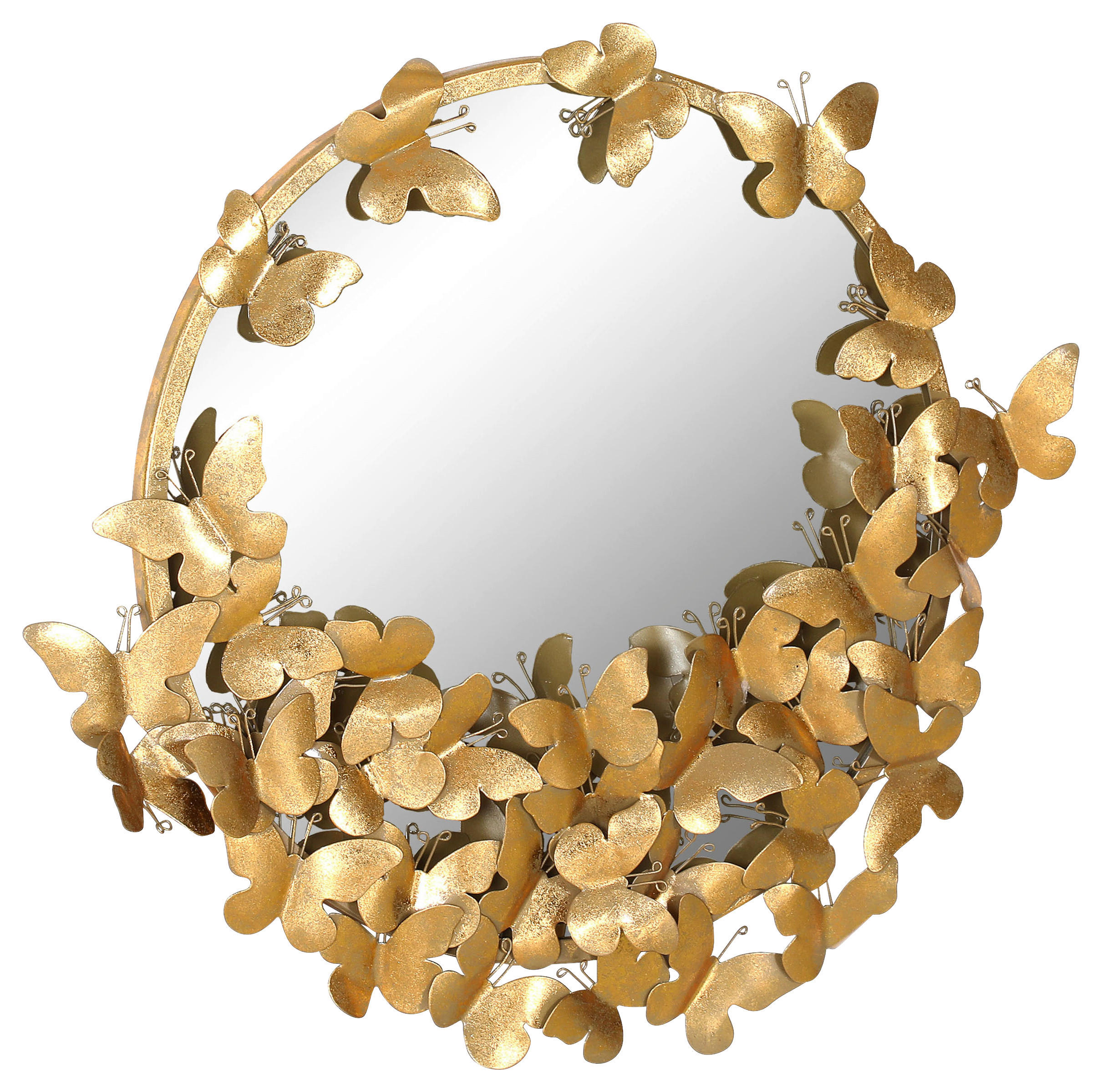 WANDSPIEGEL 73/70/5 cm    in  - Goldfarben, Trend, Glas/Metall (73/70/5cm)